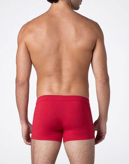 Boxer Solid Red Xmas, rosso profilo check, , LOVABLE