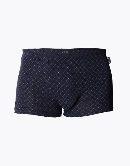 Boxer in cotone modal, blu navy stampato, , LOVABLE