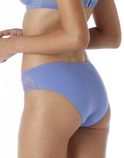 Slip midi Flower Dreams in pizzo elastico e microfibra, violetto, , LOVABLE