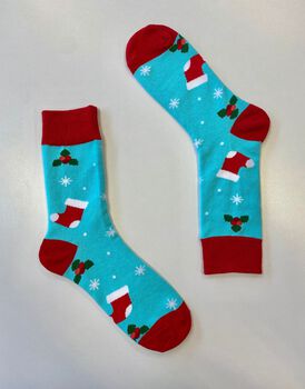 Calzini crazy socks, fantasia di Natale, , LOVABLE