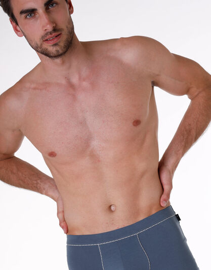 Boxer uomo in cotone Supima, azzurro polvere, , LOVABLE