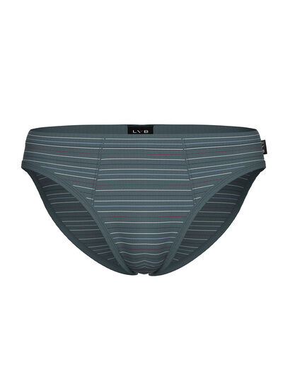 Slip Rephined Cotton Modal, verde righe, , LOVABLE