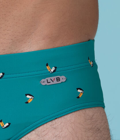 Costume Slip RCS indemagliabile, smeraldo tucani, , LOVABLE