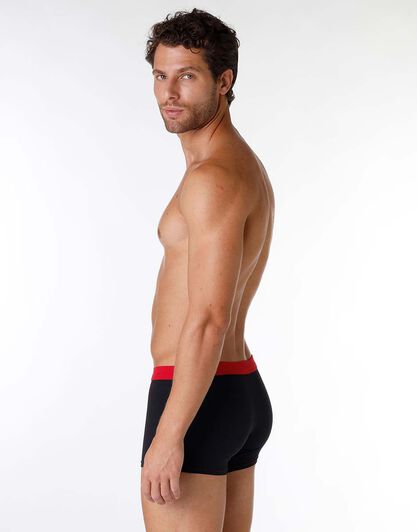 Boxer uomo in cotone elasticizzato, stampa Christmas Spirits, , LOVABLE
