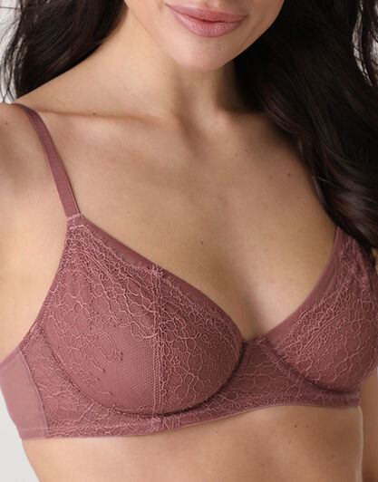 Reggiseno con Ferretto Royal Lace in pizzo, blush scuro, , LOVABLE