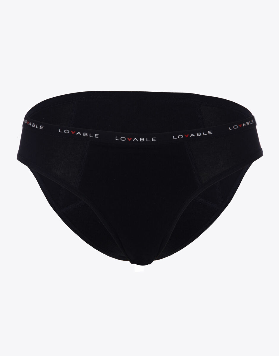 Slip da ciclo lavabile flusso abbondante in cotone biologico