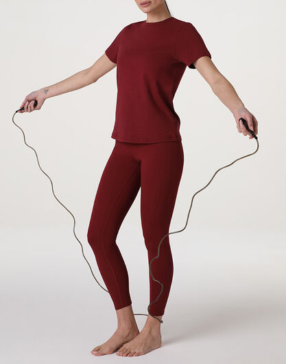 T-Shirt Girocollo Active Comfort Termoregolante, bordeaux, , LOVABLE
