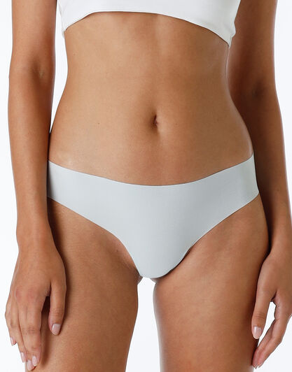 Brasiliano senza cuciture Free Cut Panties in microfibra, azzurro, , LOVABLE