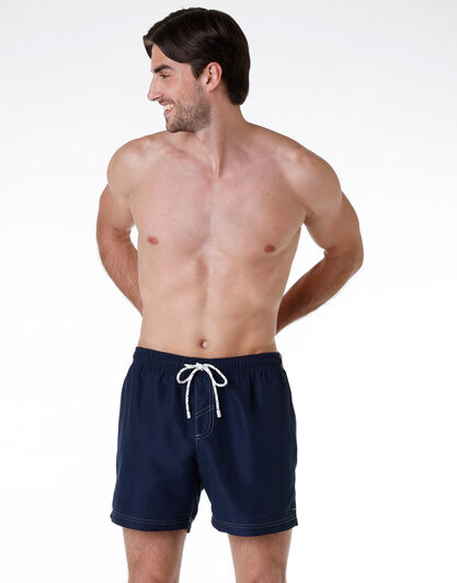 Costume boxer in tela mano pesca, blu navy, , LOVABLE