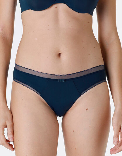 Slip My Daily Comfort in microfibra, blu scuro, , LOVABLE