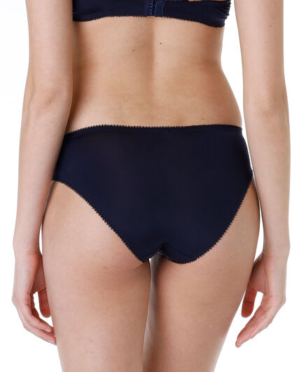 Slip Lovely Lace in pizzo e microfibra, blu, , LOVABLE