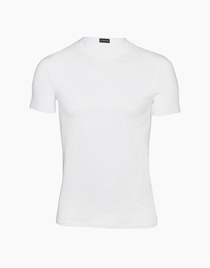 T-Shirt girocollo Cotton Stretch in cotone elasticizzato, bianco, , LOVABLE