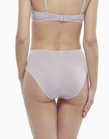 Slip vita alta, rosa e avorio, in modal e pizzo , , LOVABLE
