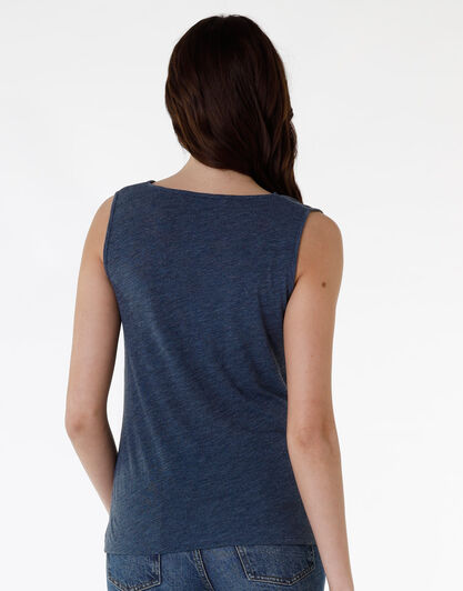 Smanicato Basic Soul in viscosa, blu, , LOVABLE