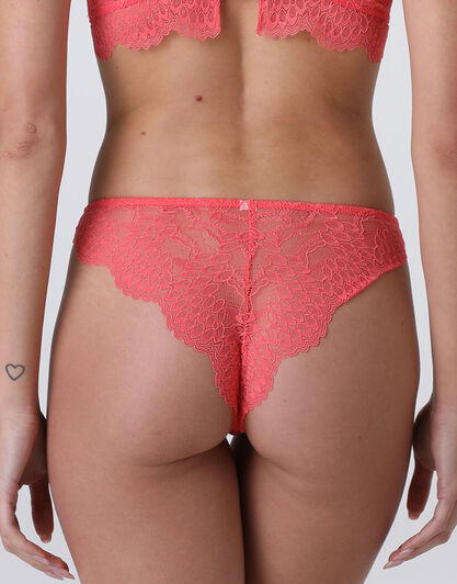 Brasiliano Galloon Lace in pizzo, corallo, , LOVABLE