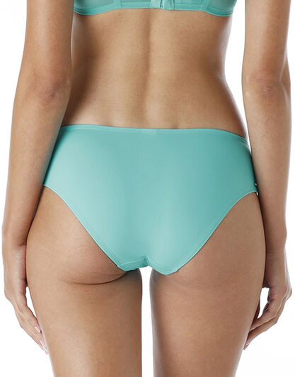Slip midi Flower Dreams in pizzo elastico e microfibra, menta, , LOVABLE