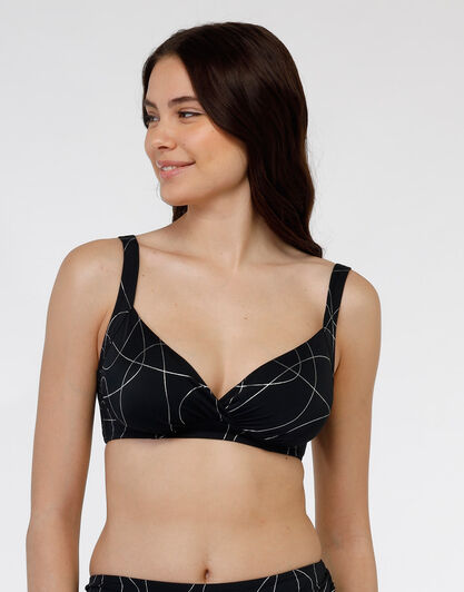 Costume reggiseno senza ferretto in microfibra Refined Shaping Micro, nero, , LOVABLE