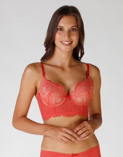 Padded corbeille Sunset Lace in tulle e pizzo, , LOVABLE