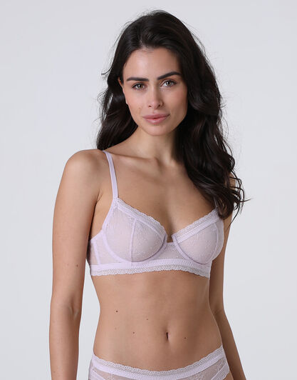 Reggiseno con ferretto Romance Lace in pizzo, lilla, , LOVABLE