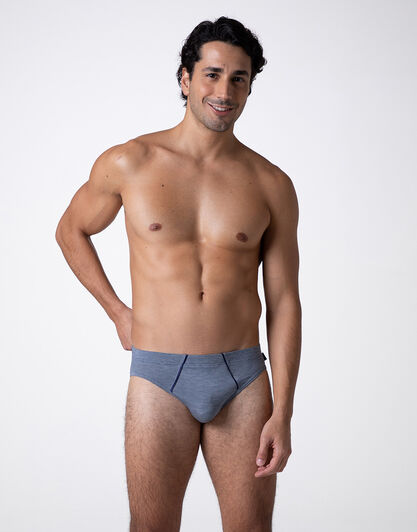 Slip Micromodal Fil a Fil, azzurro jacquard, , LOVABLE