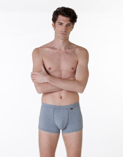 Boxer Classic Cotton Modal, azzurro melange, , LOVABLE