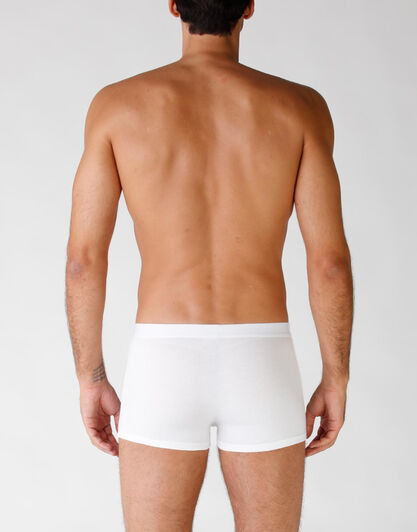 Boxer in cotone elasticizzato, confezione x4 bianco, , LOVABLE