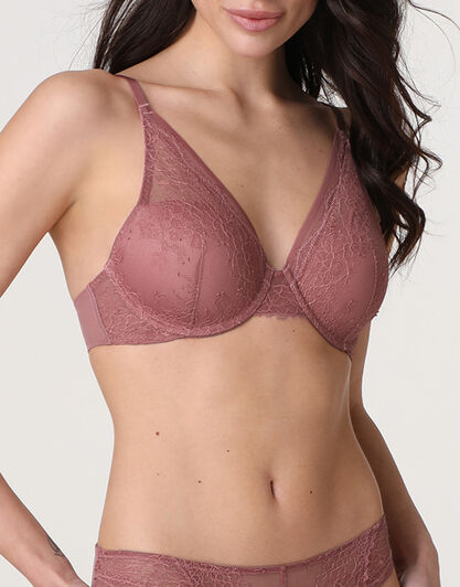 Reggiseno con ferretto a Vela Royal Lace in pizzo, blush scuro, , LOVABLE