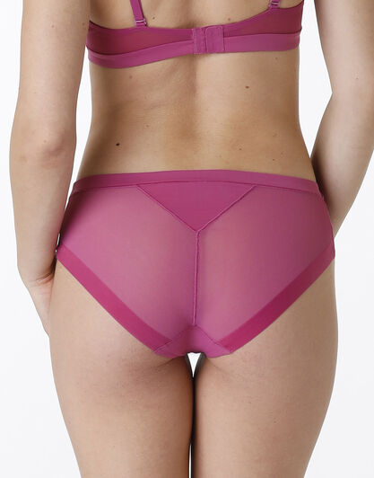 Slip Invisible Ultralight in microfibra e tulle, rosa sorbetto, , LOVABLE