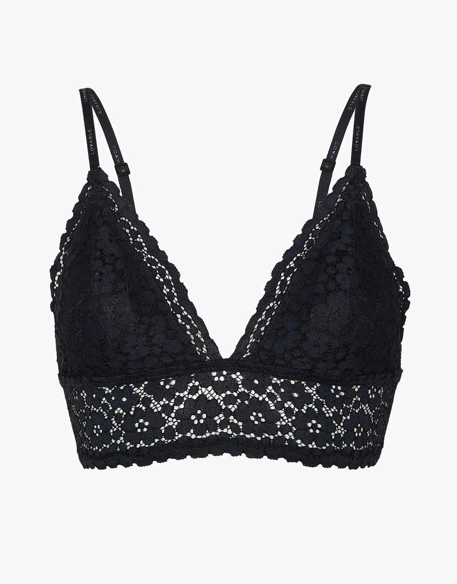 Reggiseno triangolo pizzo senza ferretto hotsell