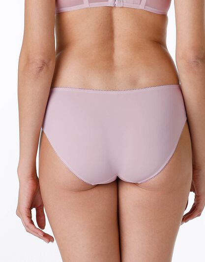 Slip in pizzo e microfibra Striped Lace, rosa, , LOVABLE
