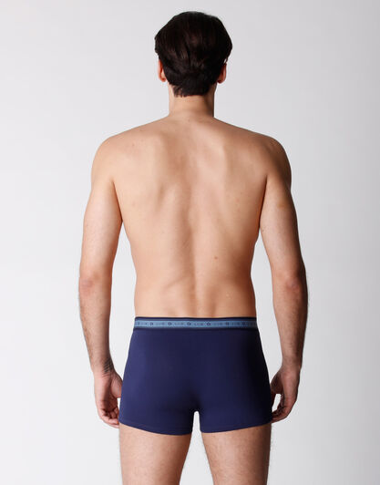 Boxer bipack uomo in cotone biologico, blu melange, , LOVABLE