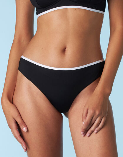 Costume brasiliano Timeless in microfibra, nero, , LOVABLE