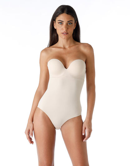 Body strapless microfibra, skin, , LOVABLE