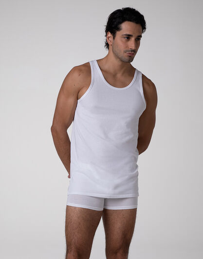 Canotta girocollo Cool Sensation in Stretch Cotton, bianco, , LOVABLE