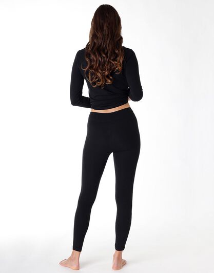 Leggings donna in cotone Relax&Go, nero, , LOVABLE