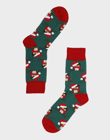 Calzini corti Crazy Socks, stampa natalizia, , LOVABLE