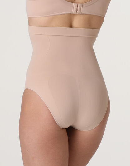 Guaina Slip Vita Alta modellante Silhouette Shaping in microfibra, cipria, , LOVABLE