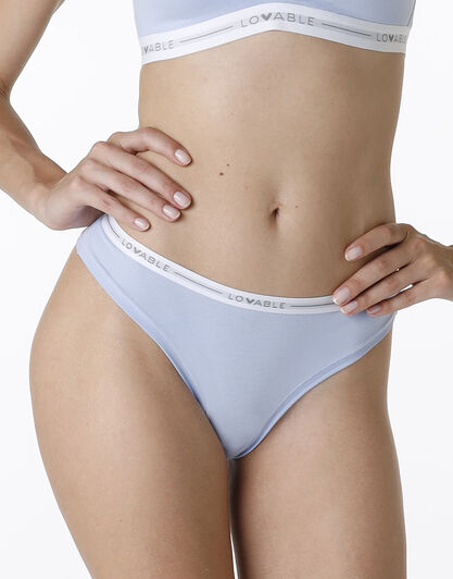 Brasiliano My Lovable in Cotone Modal, azzurro, , LOVABLE