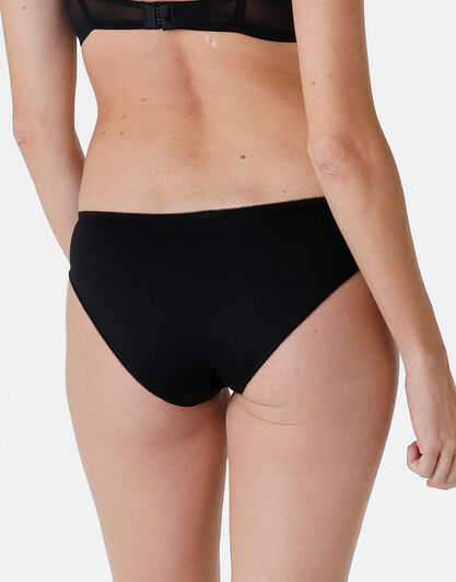 Slip Sophisticated Lace in pizzo e microfibra, nero, , LOVABLE