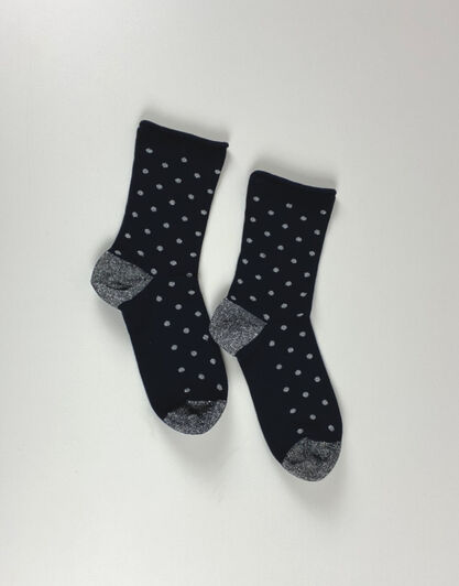 Calzini Fancy Allover, blu navy e argento, , LOVABLE