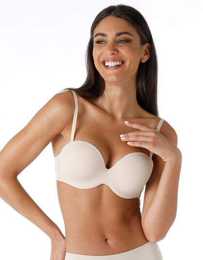 Balconette imbottito strapless, skin, , LOVABLE