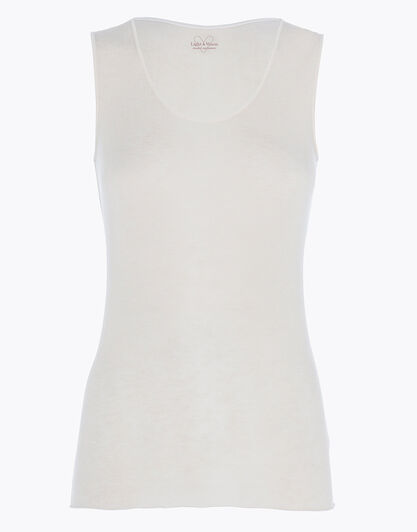 Canotta liscia Donna Light & Warm Modal misto Cashmere, sabbia, , LOVABLE