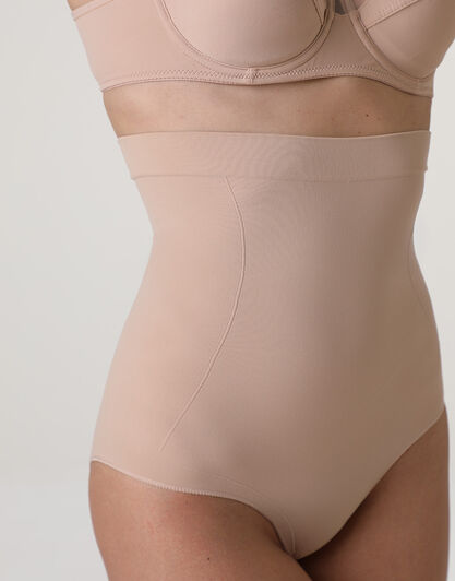 Guaina Slip Vita Alta modellante Silhouette Shaping in microfibra, cipria, , LOVABLE