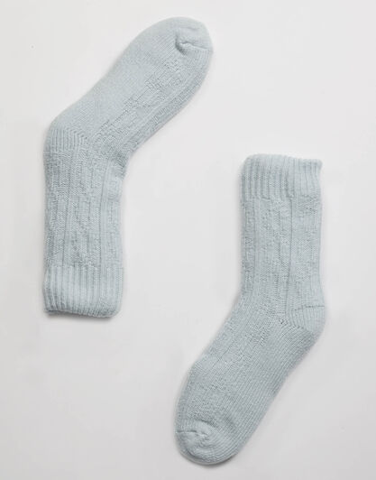 Calzini Warm and Cuddle, azzurro polvere, , LOVABLE