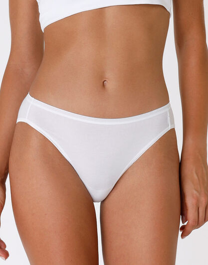Slip mini lovely, bianco in cotone soft, , LOVABLE