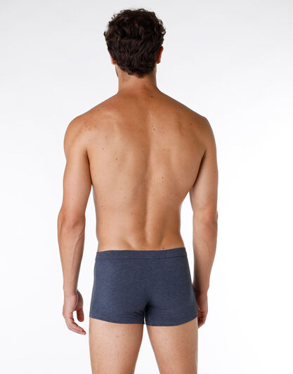 Boxer uomo in cotone modal, blu denim, , LOVABLE