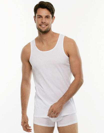 Canotta 100% Pure Cotton bianco in cotone-LOVABLE