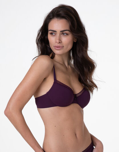 Reggiseno con Ferretto My Daily Comfort in microfibra, vinaccia, , LOVABLE
