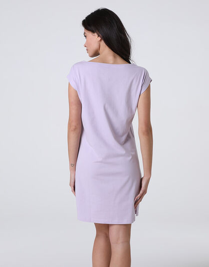 Camicia da Notte Manica Corta in Jersey, lilla, , LOVABLE