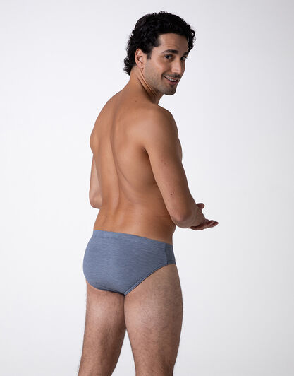 Slip Micromodal Fil a Fil, azzurro jacquard, , LOVABLE